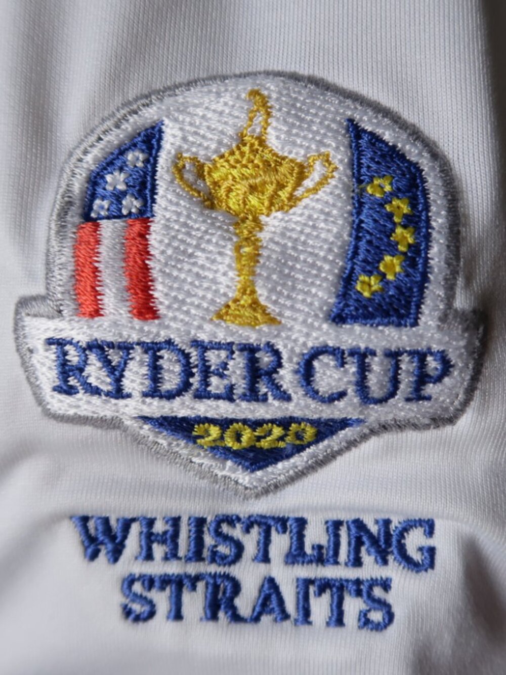 Ryder Cup Johnnie-O Blue Striped Polo (S) NICE! ⛳️ ⛳️  😎